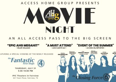 AHG Movie Night Event, Fairview, TX