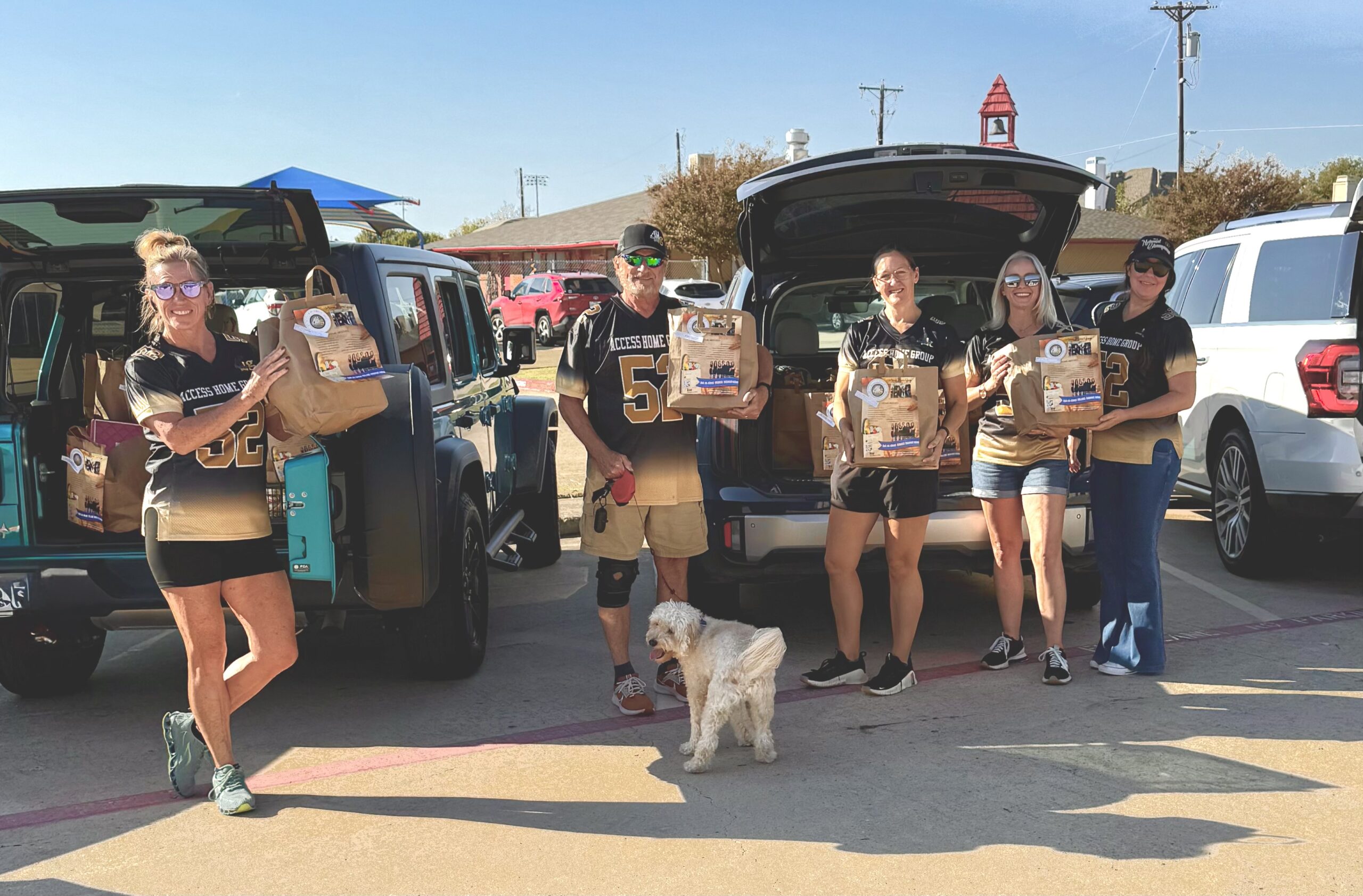Annual - Food - Drive - Event - Team - Access Home Group, Allen Texas, Real Estate